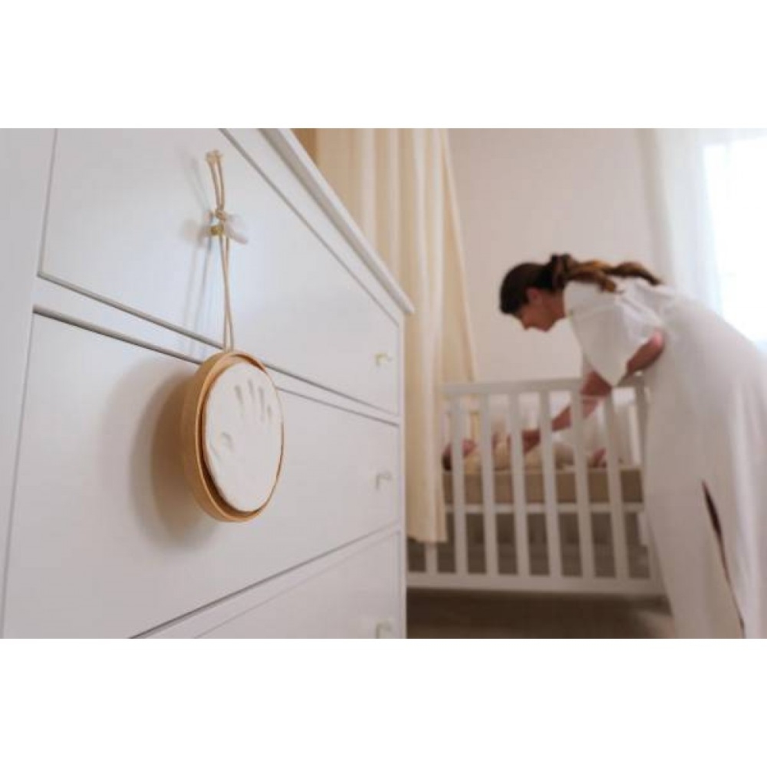 Petite ARTichaut Дървен Медальон за Бебешки Отпечатък