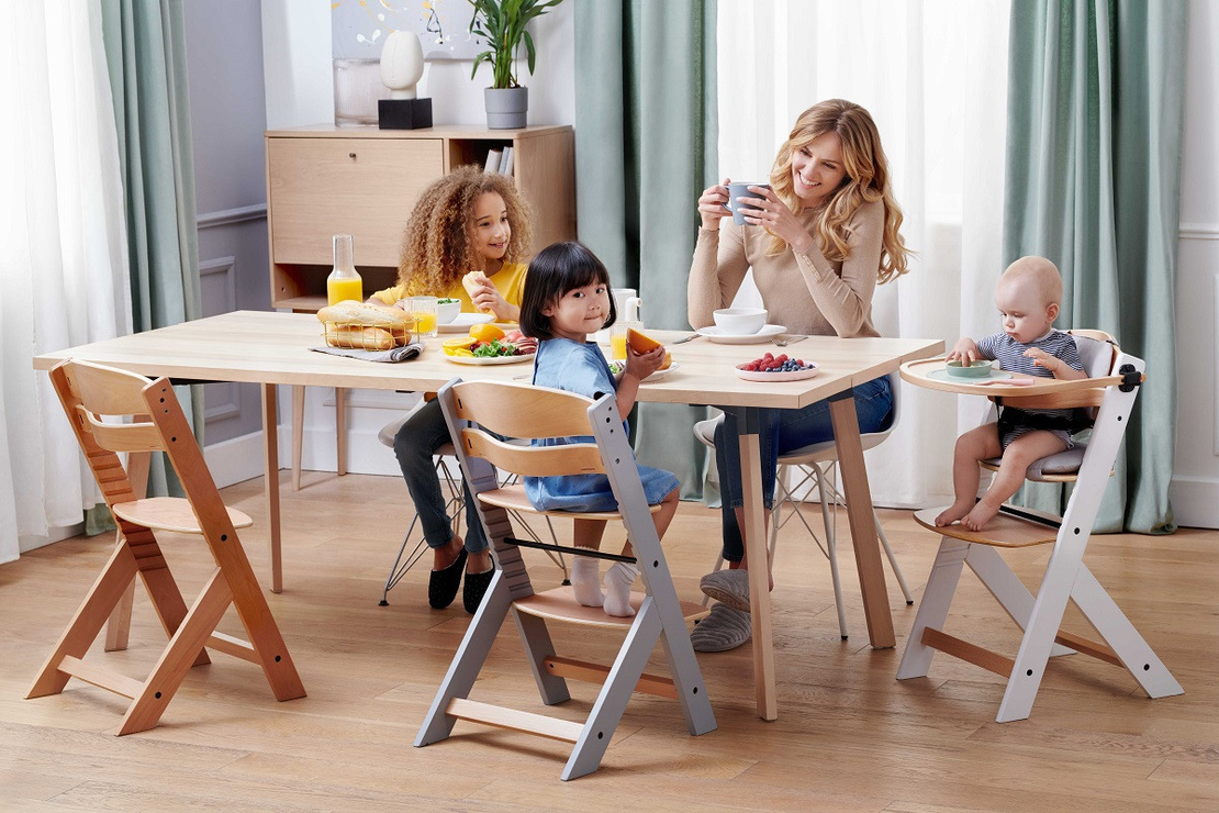  Столче за хранене KinderKraft ENOCK, Бяло 