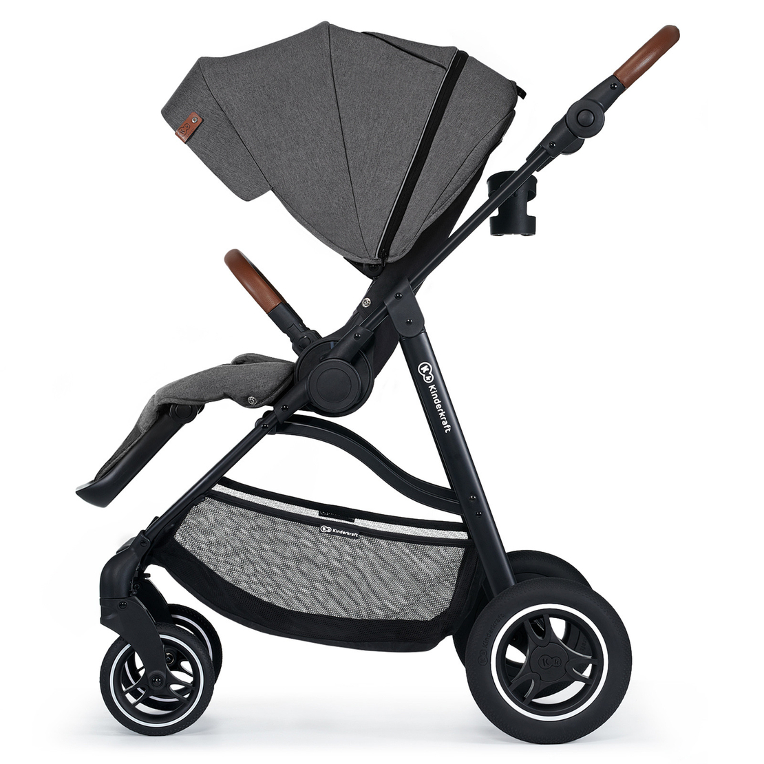  Бебешка количка KinderKraft ALL ROAD, сива 