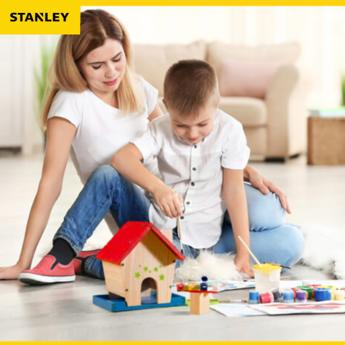  Дървена хранилка за птички за сглобяване Stanley 