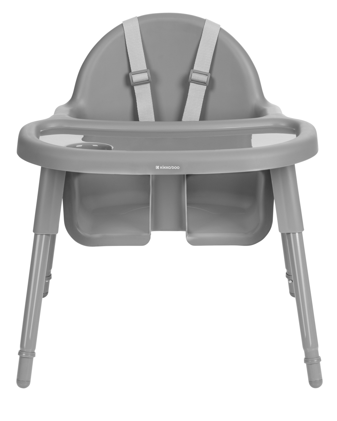 KikkaBoo Стол за Хранене 2в1 Jammy Grey