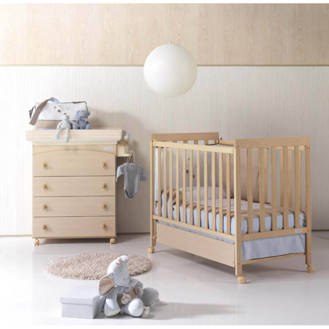 Легло-кошара BASIC 1 Babymobel 60/120 - natural