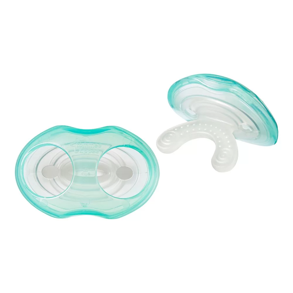 Tommee Tippee ГРИЗАЛКА ЕТАП 1 3м+ (2 бр./оп.)  зелен