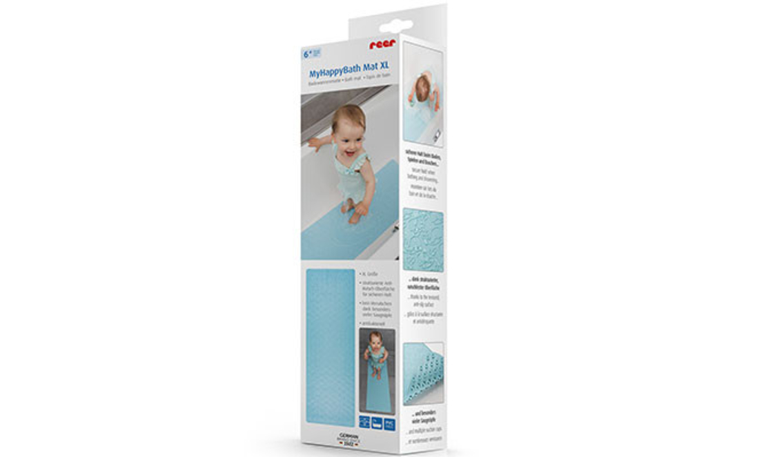  Нехлъзгаща подложка за баня XL Reer MyHappyBath , синя 