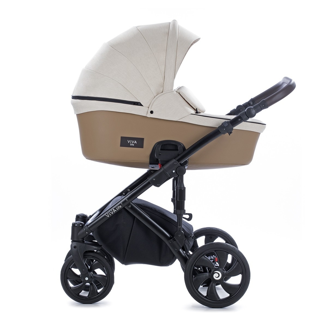Tutis Viva 4 Smoke Grey  077 Комбинирана Детска Количка 2 в 1