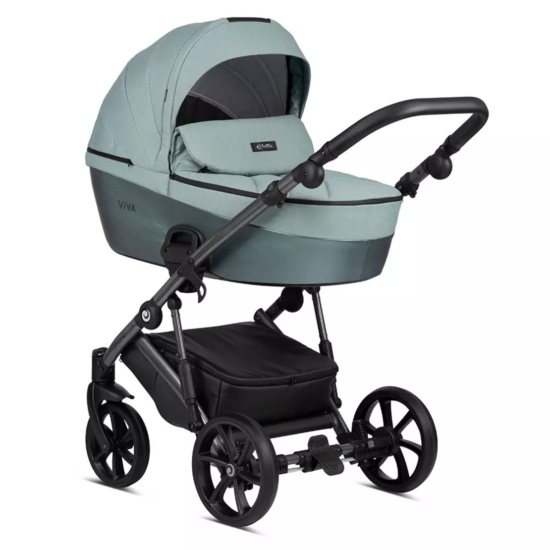 Tutis Viva 4 LUX Turquoise 063 Комбинирана Детска Количка 2 в 1