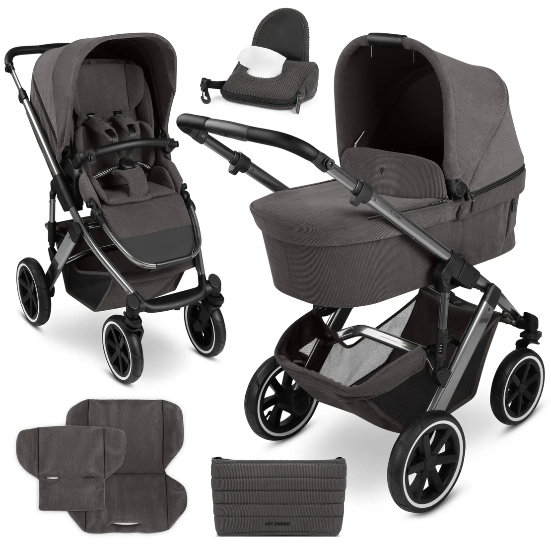 ABC Design Salsa 5 Air Almond Комбинирана Детска Количка 2 в 1