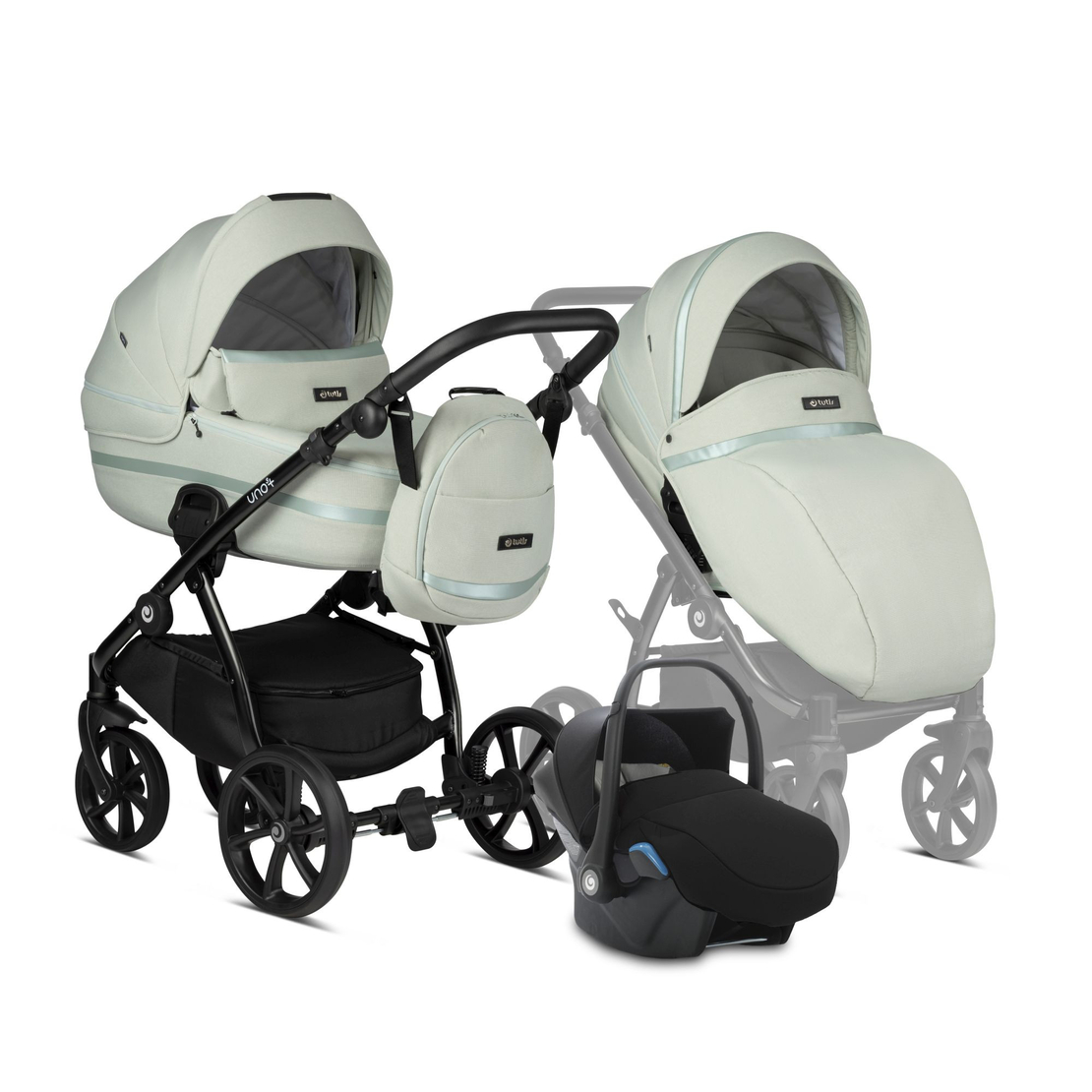 Tutis Uno 3+ Mela 194 Комбинирана Детска Количка  2 в 1
