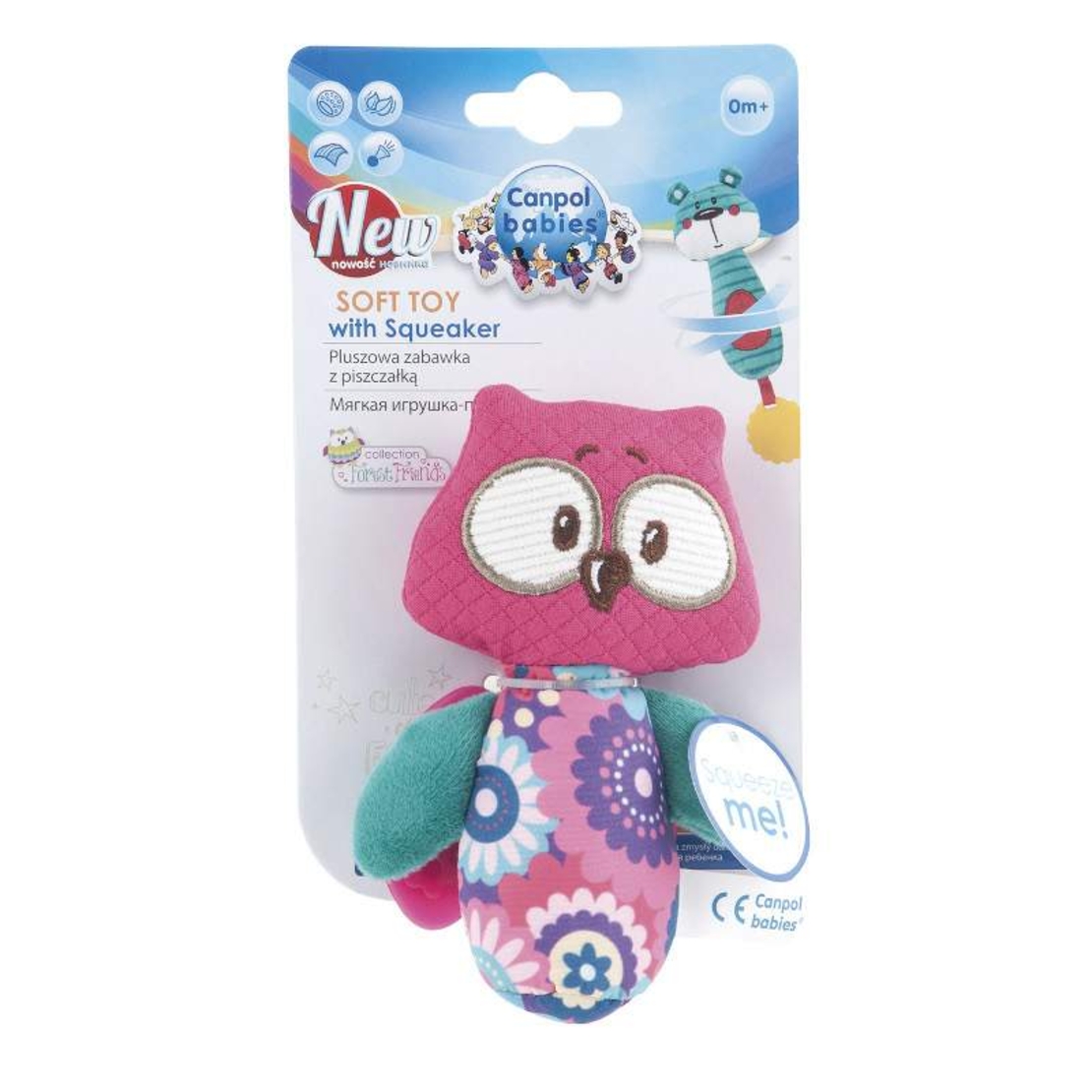 Мека играчка със свирка Forest Friends