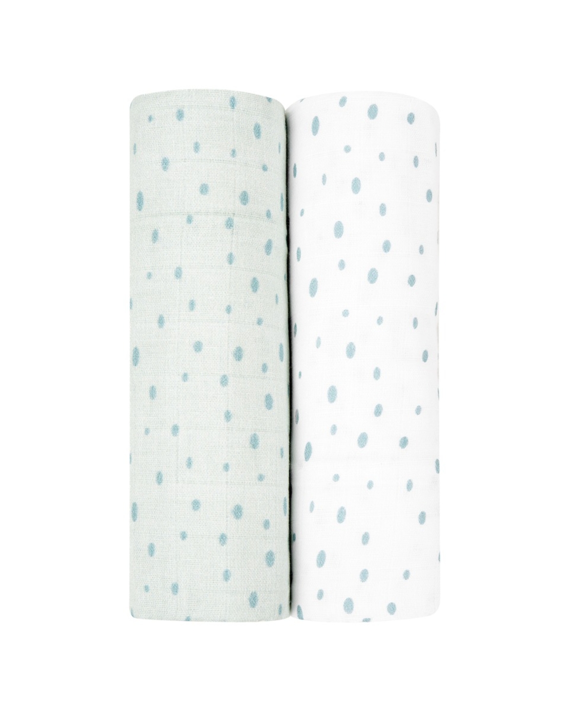 Комплект 2бр муселинови пелени 80х80 см Dots Blue