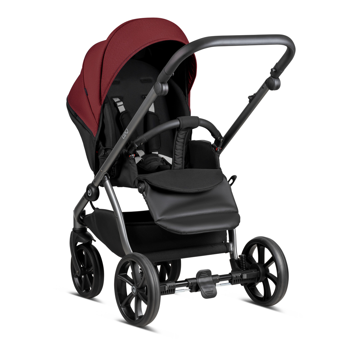Tutis LEO Cherry  105 Комбинирана Детска Количка 2 в 1