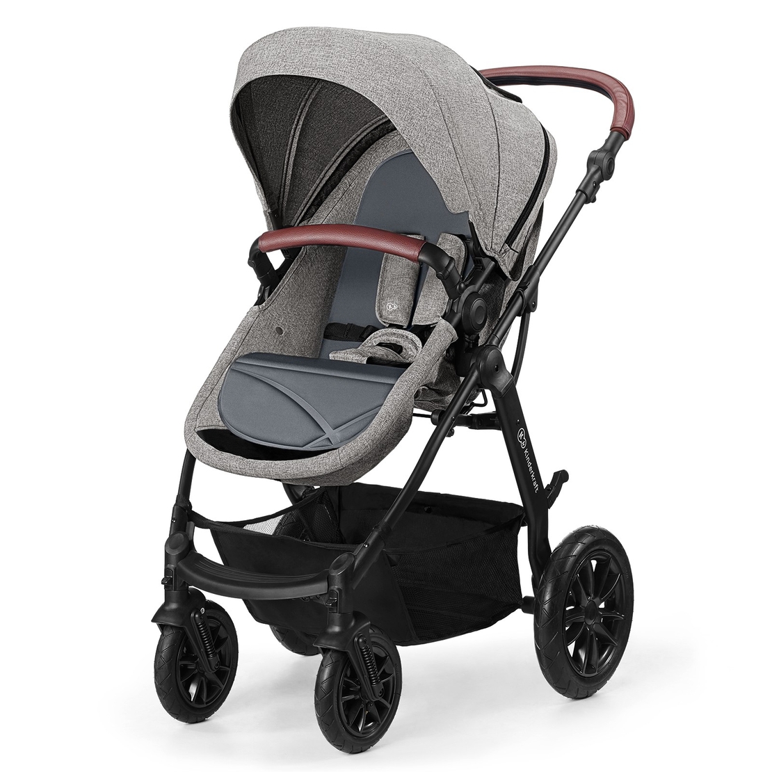  Количка KinderKraft Xmoov, 3в1, Сива 