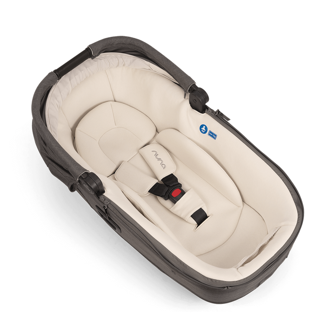 Nuna CARI Next Thunder Кош за Новородено с Опция за Столче за Кола