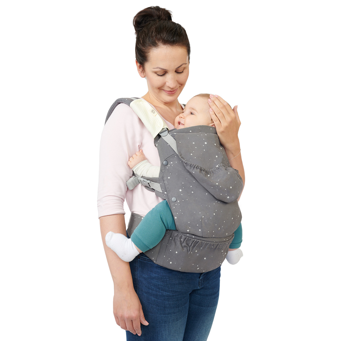  Ергономична раница KinderKraft HUGGY, Звездички 