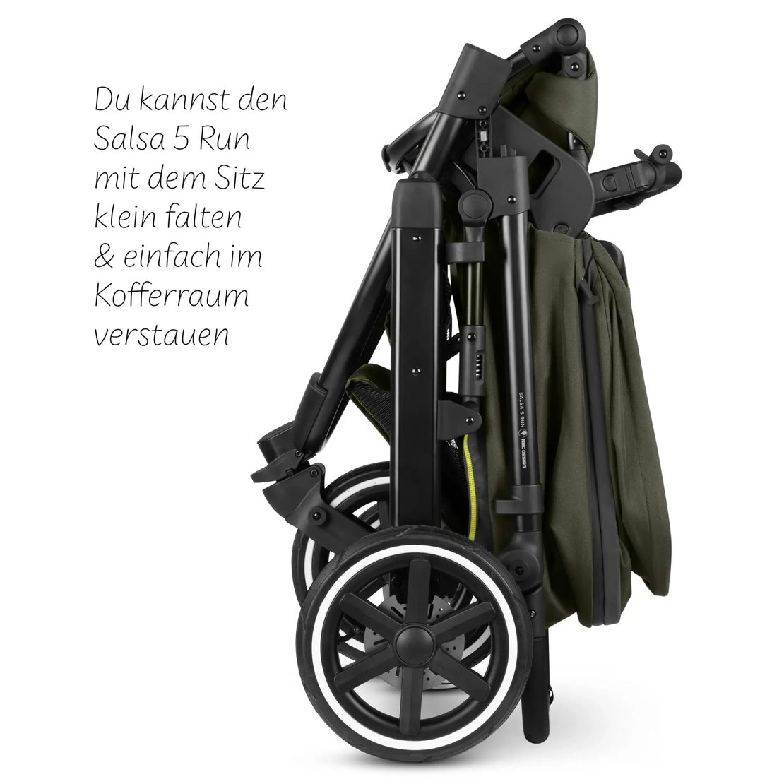 ABC Design Running Stroller Salsa 5 Run Avocado Комбинирана Спортна Детска Количка