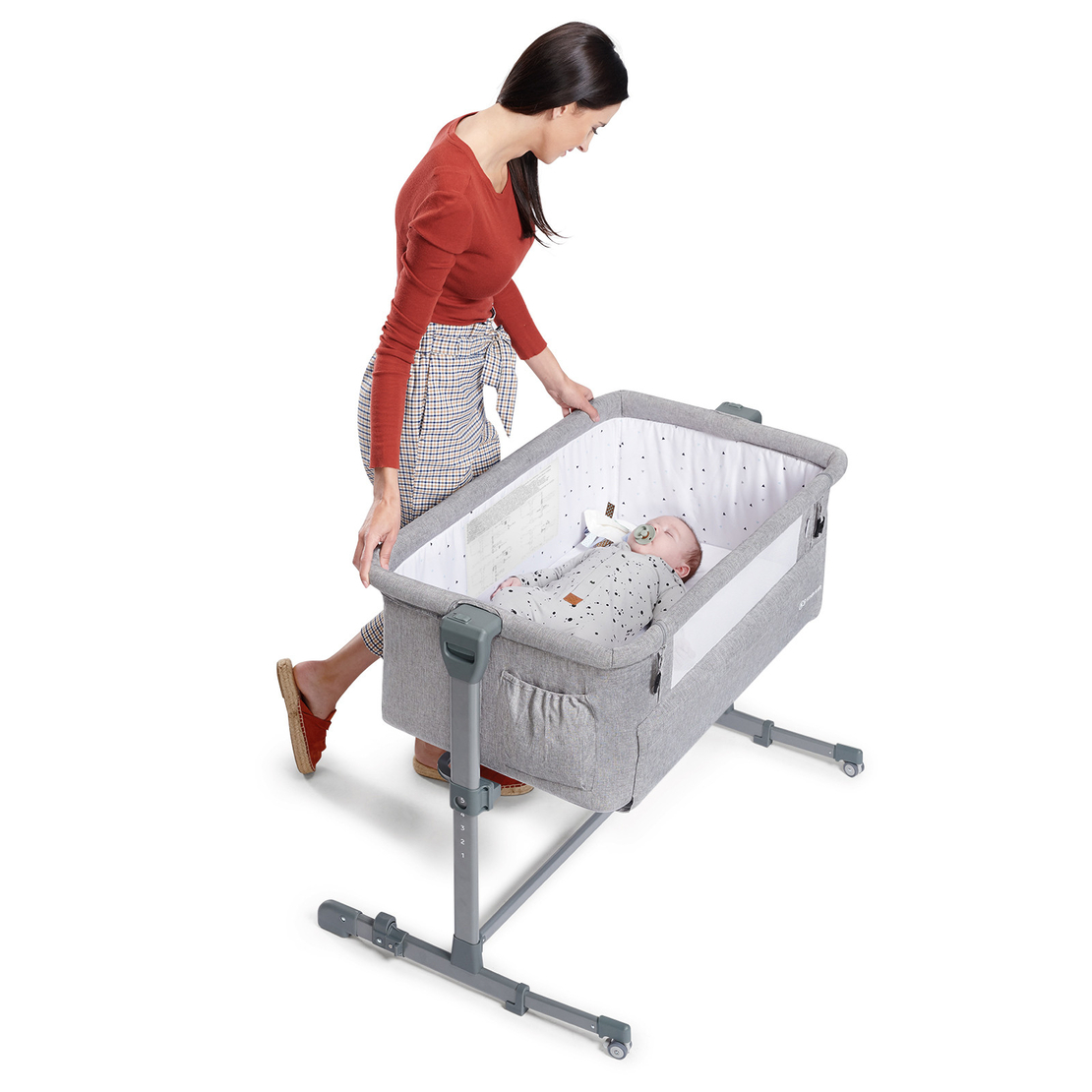  Бебешка кошара KinderKraft NESTE Up, бежова 