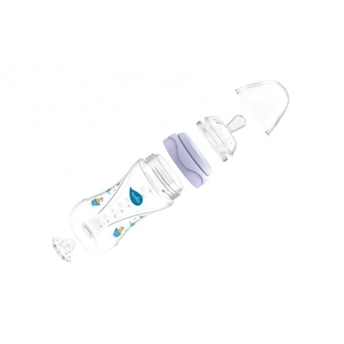  Шише за хранене Nuvita 6050 Mimic, 330 мл, Розово 