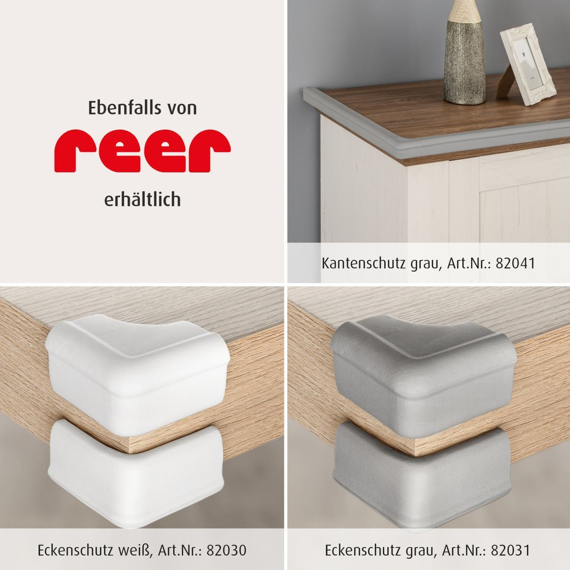  Мек протектор-лента за ъгли Reer 82040, бял 
