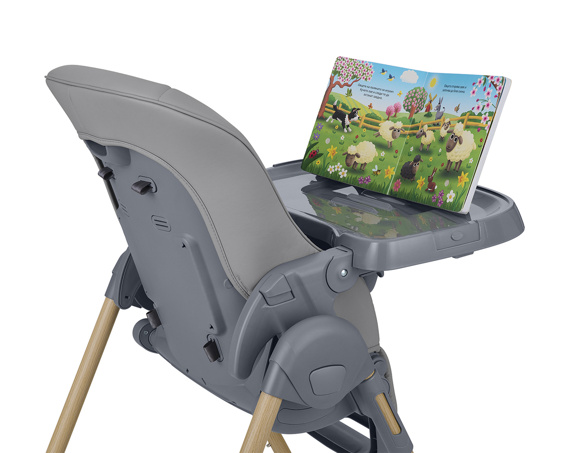 KikkaBoo Стол за Храненe Olive 2 Grey