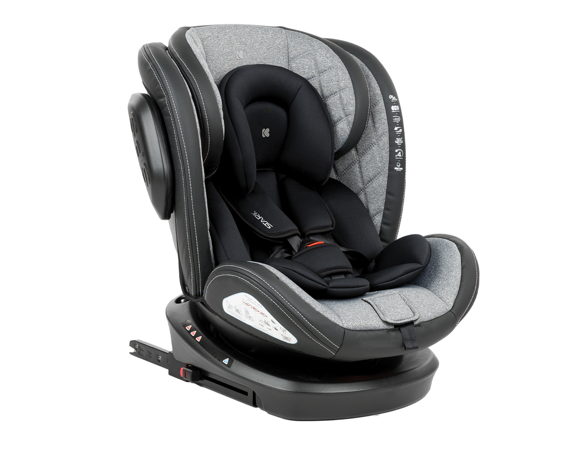 Стол за кола 0-1-2-3 (0-36 кг) Stark ISOFIX Light Grey 2023