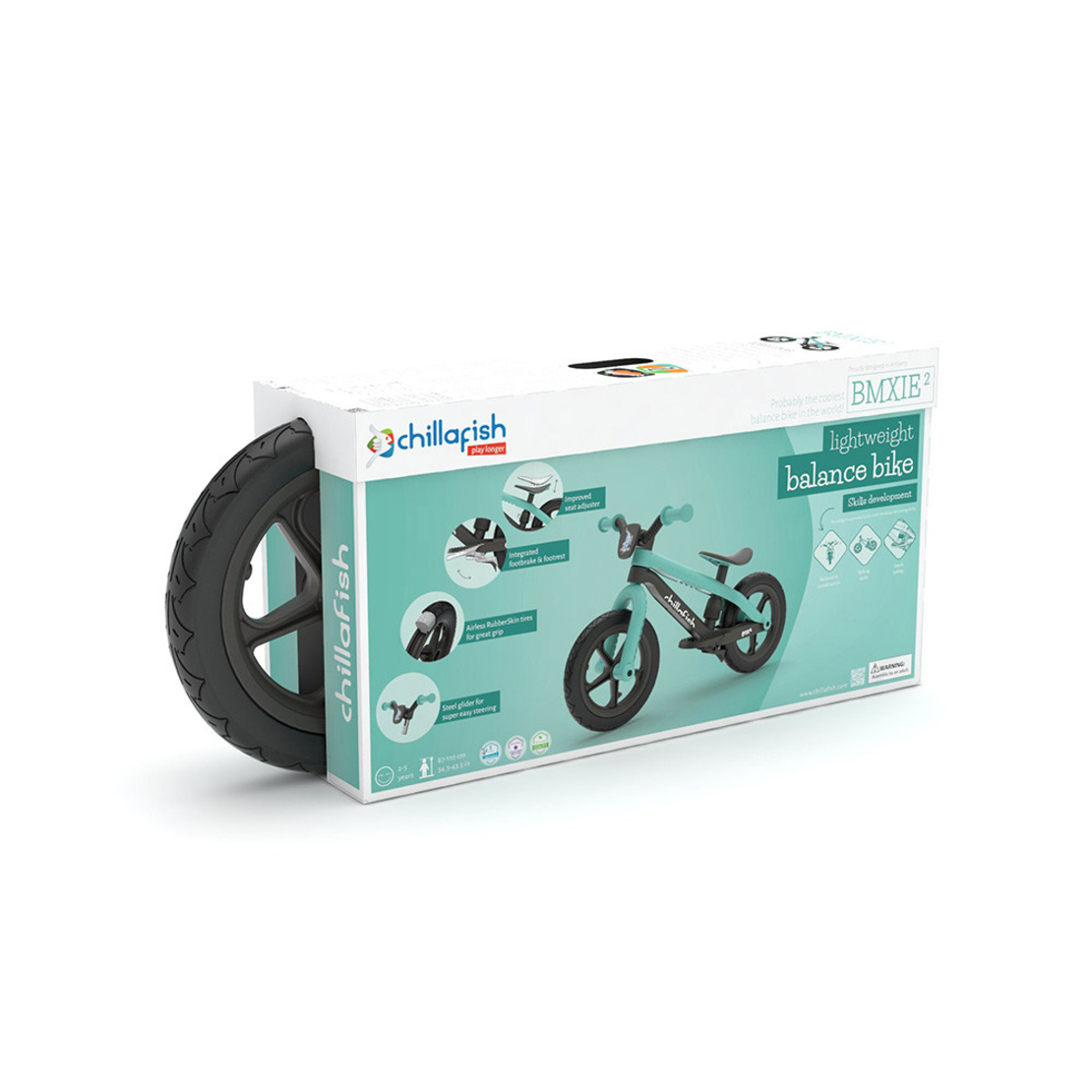  Колело за балансиране Chillafish BMXIE2, Mint 