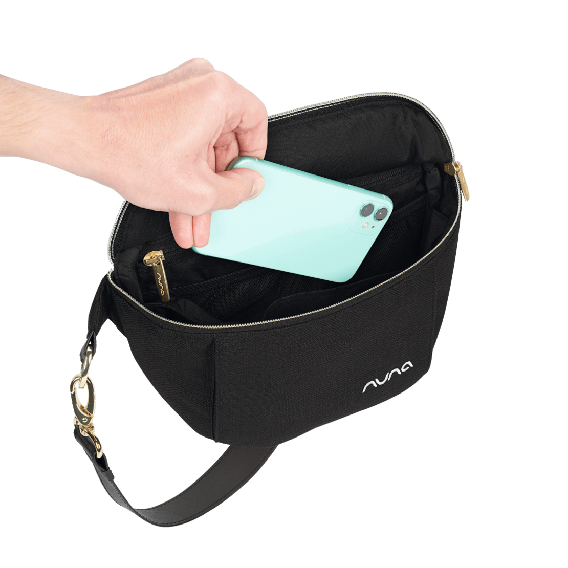 Nuna Sling Bag Caviar Чанта за Детска Количка