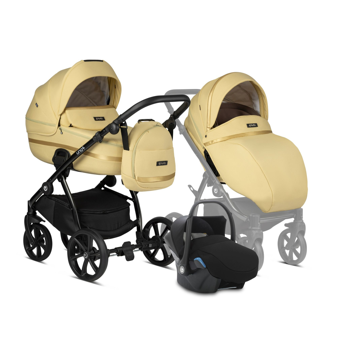 Tutis Uno 3+ Limone 193 Комбинирана Детска Количка  2 в 1