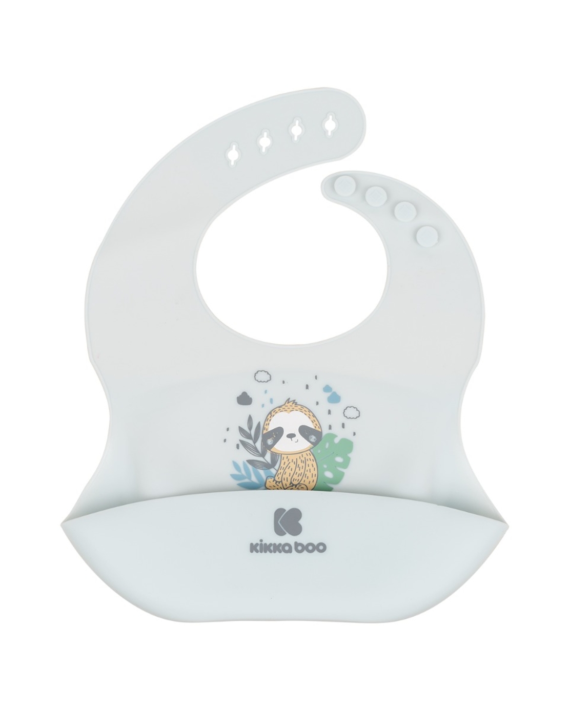 KikkaBoo Лигавник силиконов Savanna Friends Blue