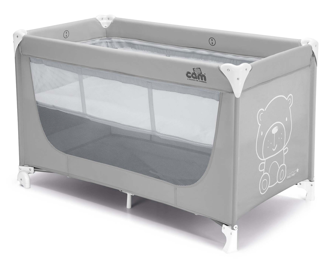 CAM  Кошара за сън и игра Pisolino 247 Сива