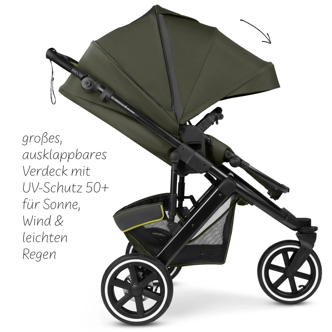ABC Design Running Stroller Salsa 5 Run Avocado Комбинирана Спортна Детска Количка
