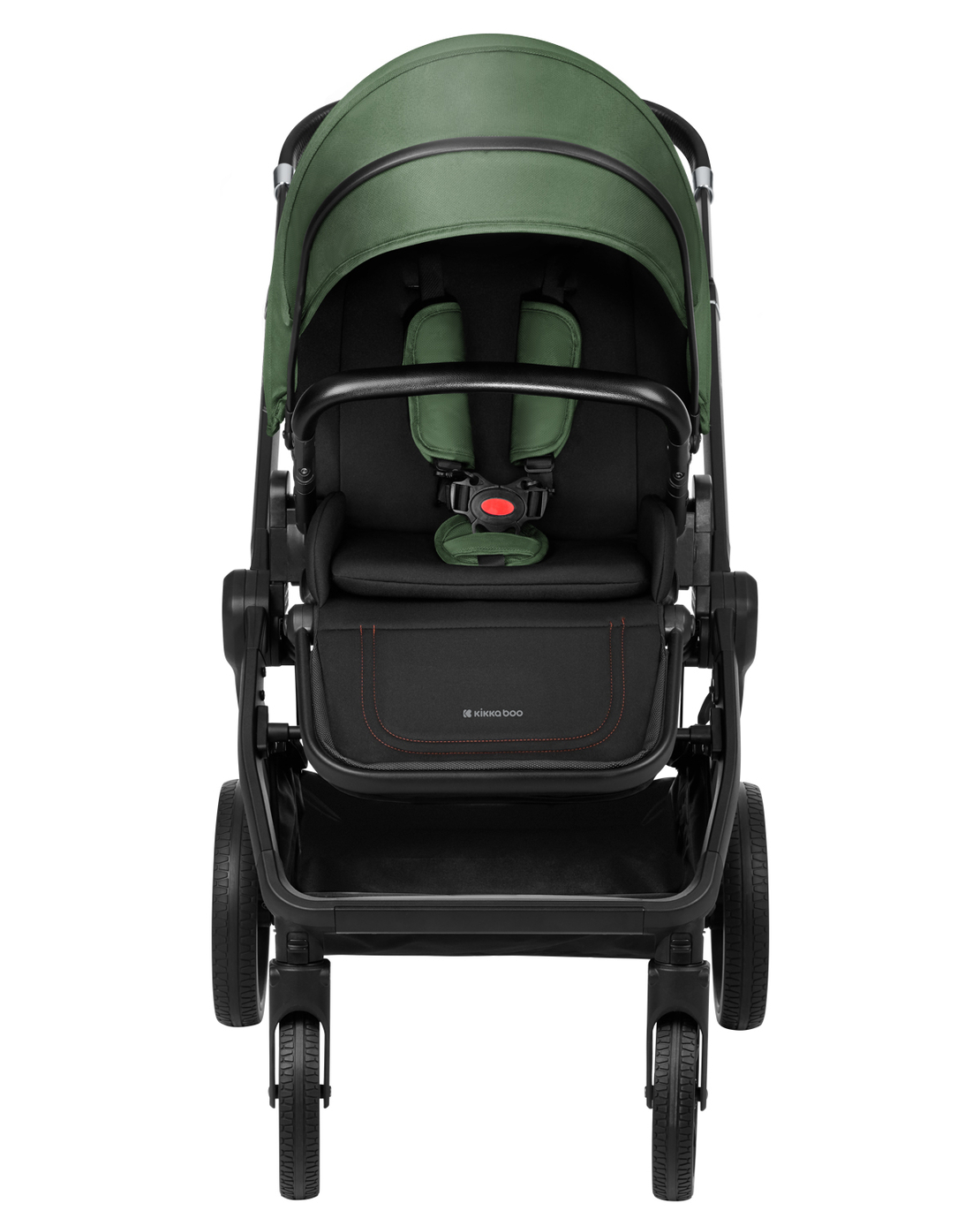 KikkaBoo Комбинирана Количка 2в1 с Кош за Новородено Tiffany Army Green 2024
