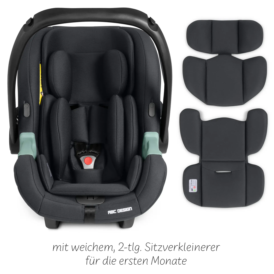 ABC Design Infant Car Seat Tulip i-Size for Newborn Babys Кош за Новородено Black