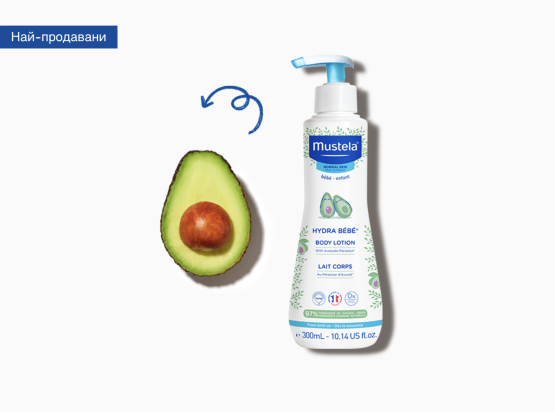 Mustela Hydra Bebe Лосион за Тяло 300 ml