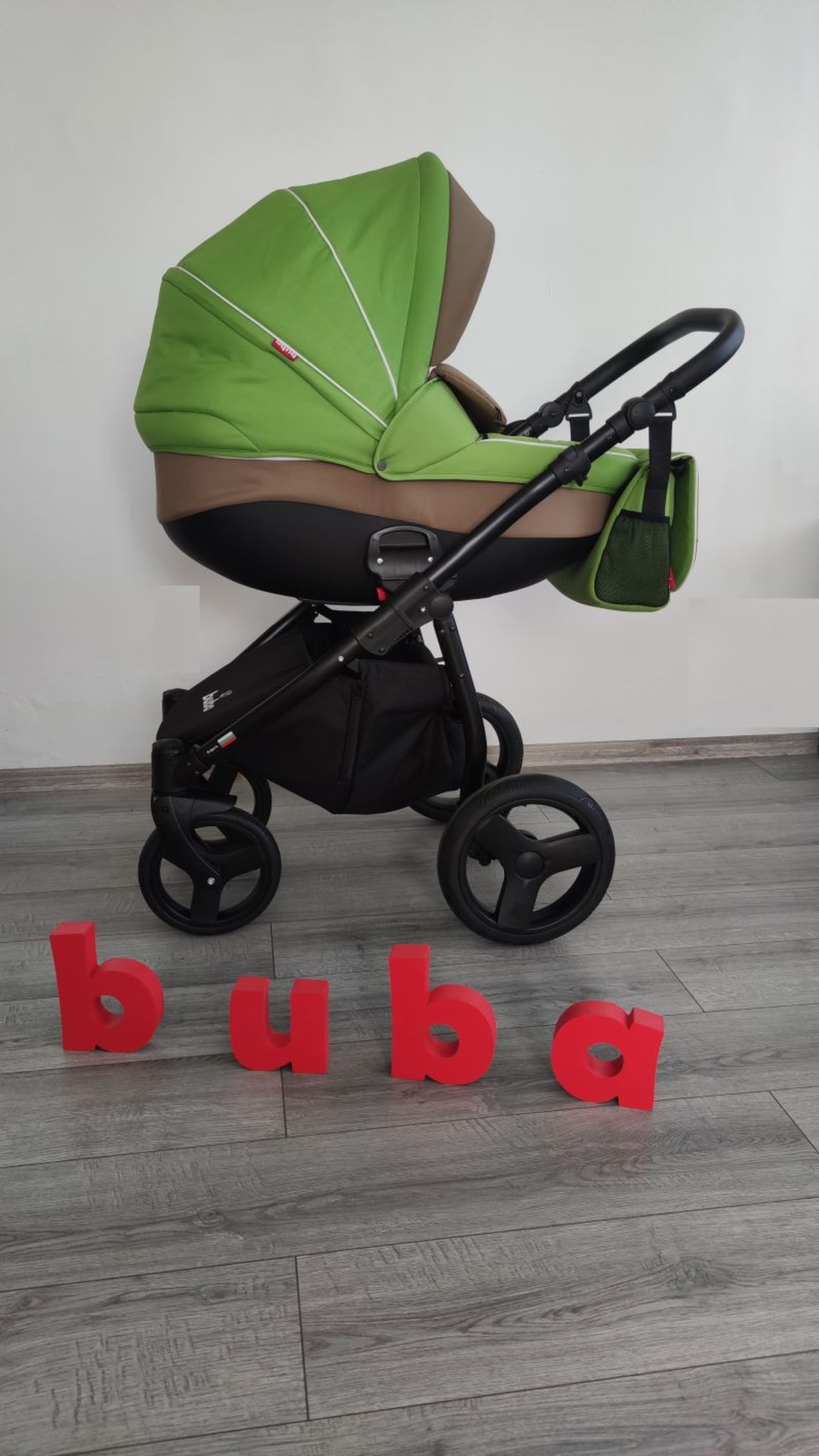  Бебешка количка 3в1 Buba Bella, Green нарушена опаковка 