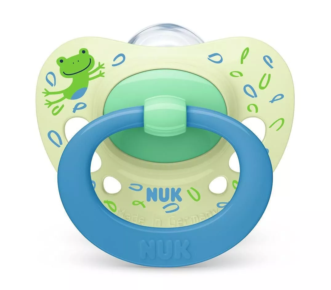 NUK Биберон Залъгалка Силикон 18-36 месеца 1 Брой Signature с Кутия