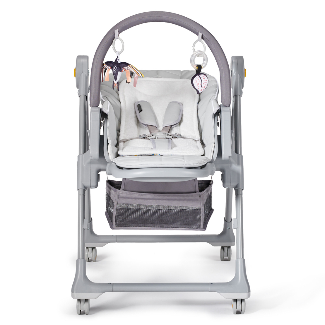  Столче за хранене KinderKraft LASTREE, сиво 
