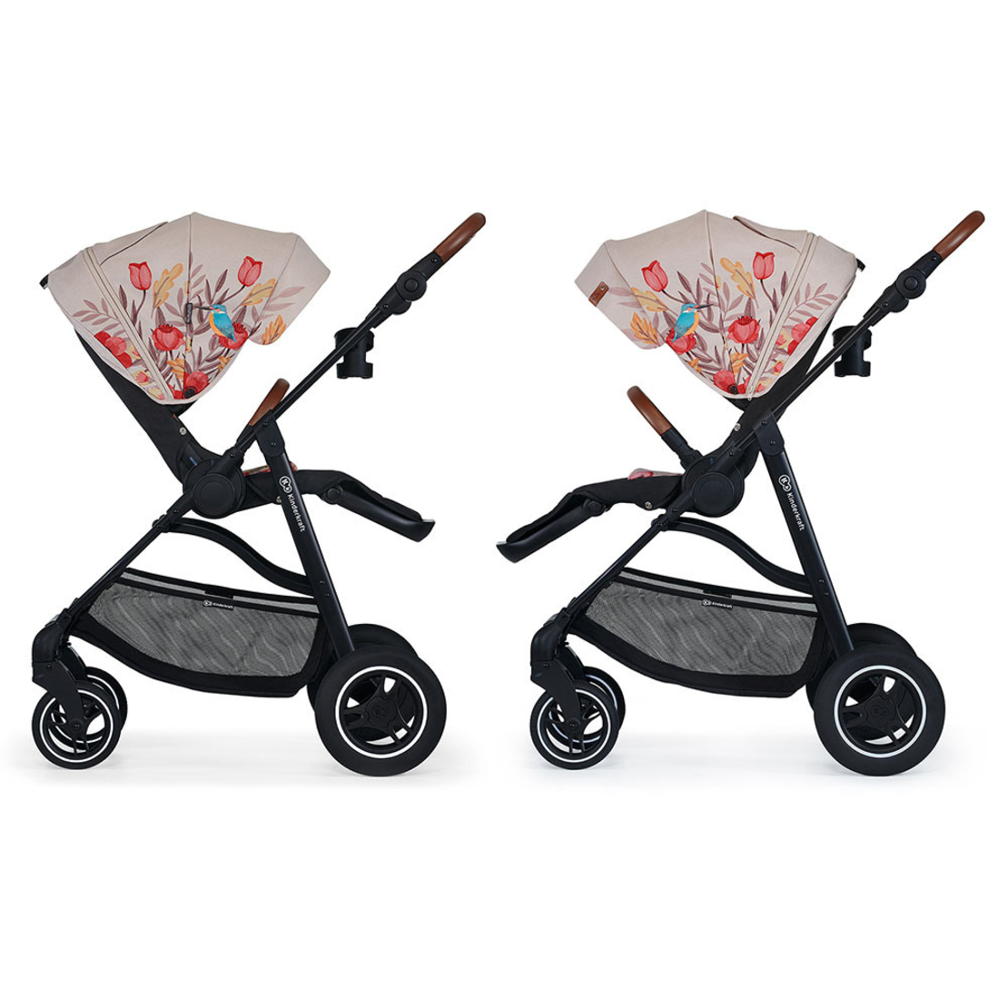  Бебешка количка KinderKraft ALL ROAD, птици 