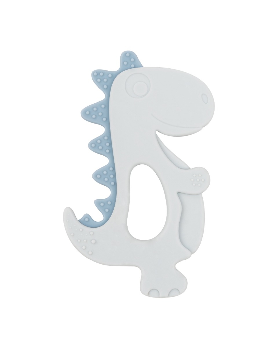 Чесалка силиконова Dinosaur Blue