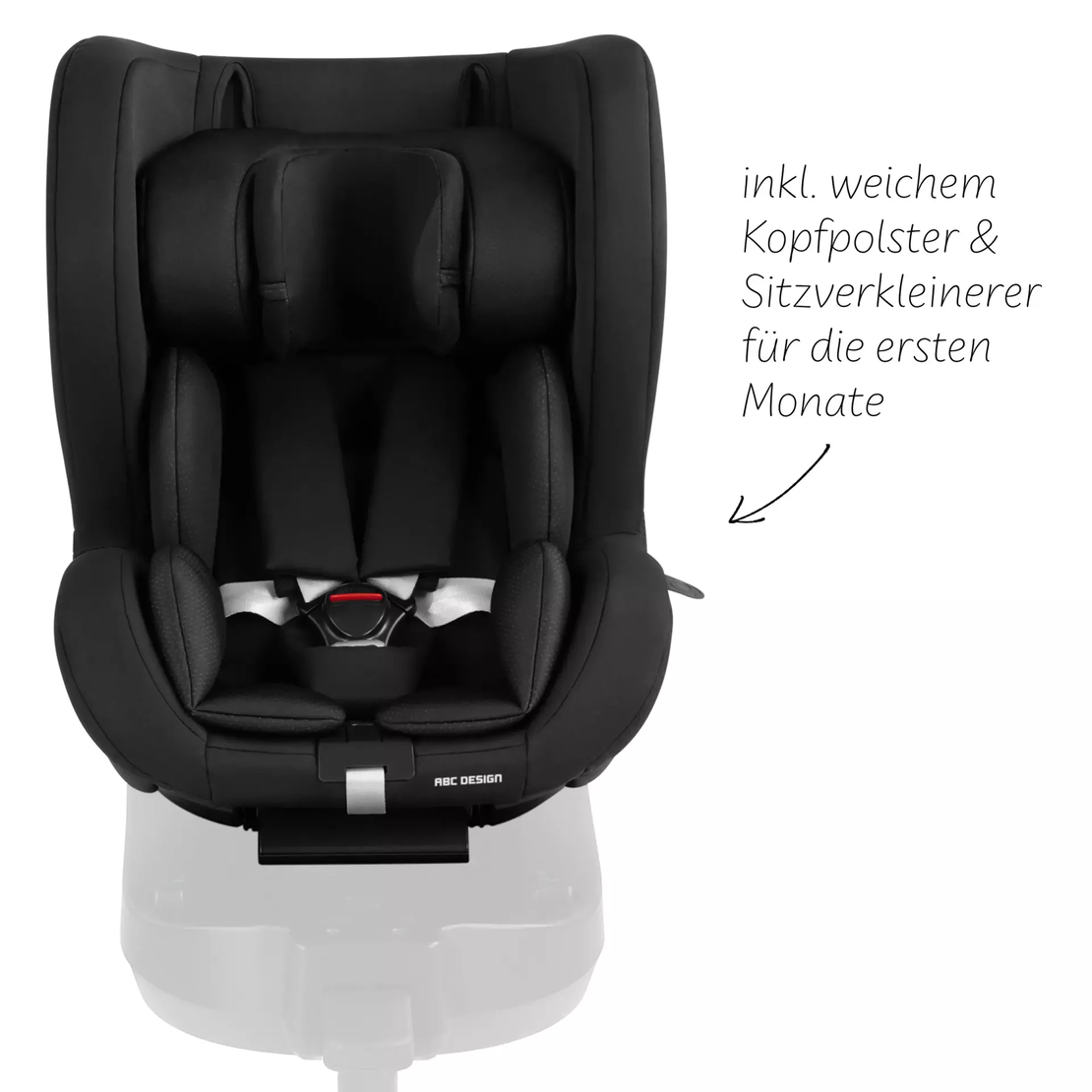ABC Design Reboard Car Seat Lily i-Size 0 - 4 years Кош за Новородено Black