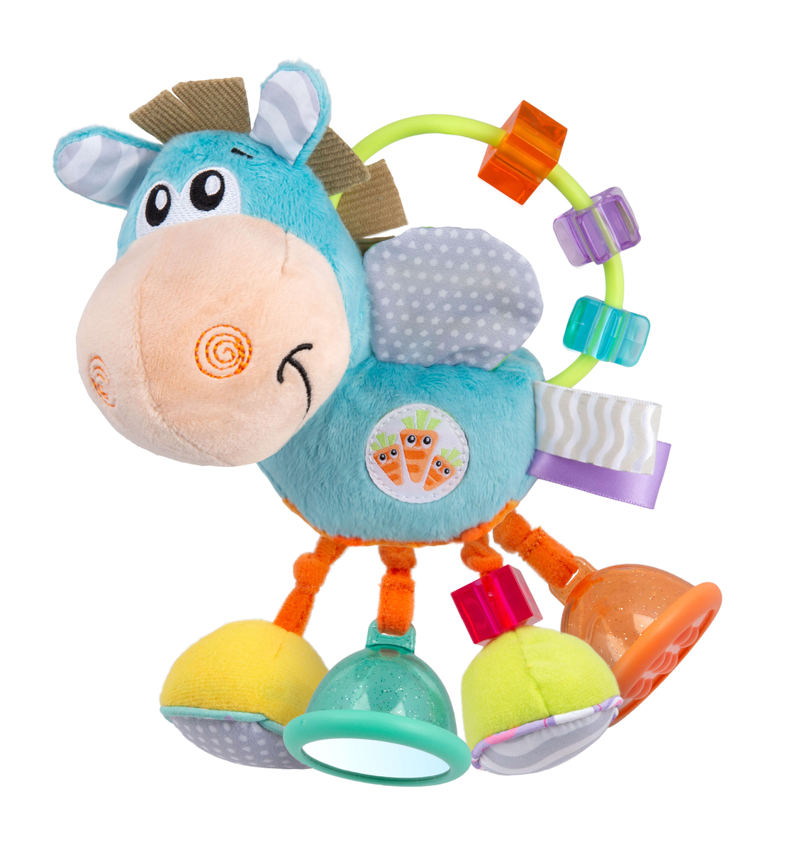 PLAYGRO ДРЪНКАЛКА КОНЧЕ ХОП ТРОП ЦВЯТ СИН  3М+