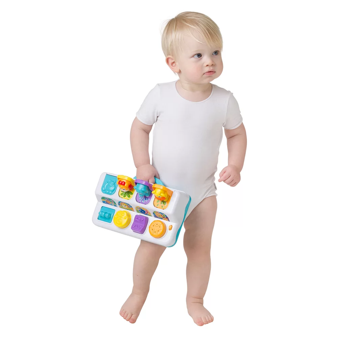 PLAYGRO МУЗИКАЛНА ИГР. СЪС СВЕТЛИНИ ИЗСКАЧАЩИ ЖИВОТНИ 12-36М