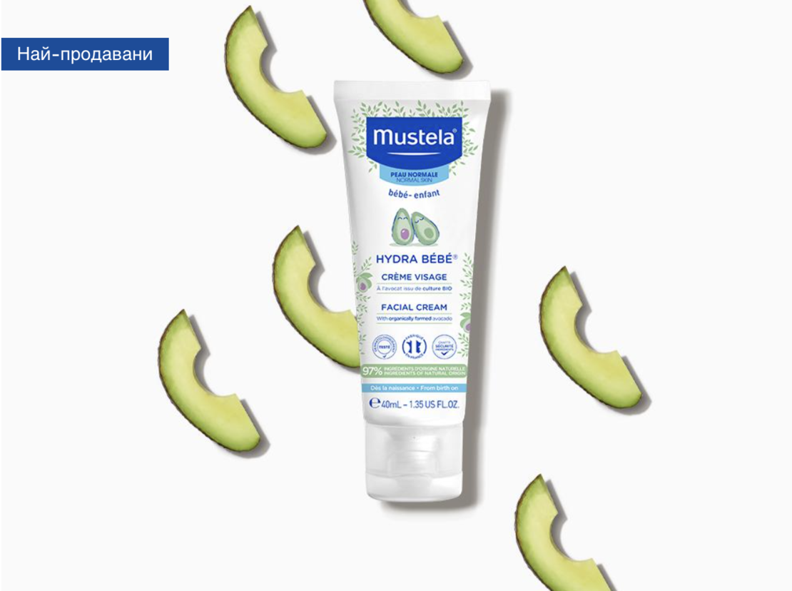 Mustela Hydra Bebe Крем за Лице 40 ml
