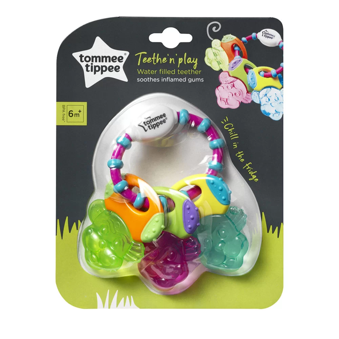 Tommee Tippee ГРИЗАЛКА С ОХЛАЖДАЩ ЕФЕКТ 6м+ КУЧЕНЦА