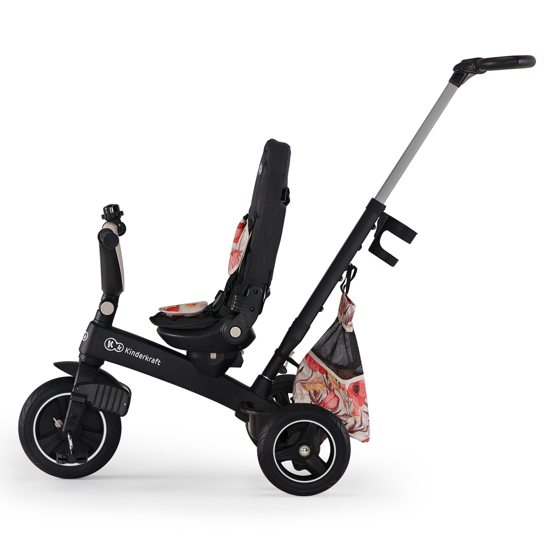  Триколка KinderKraft EASYTWIST, Бежова/птици 