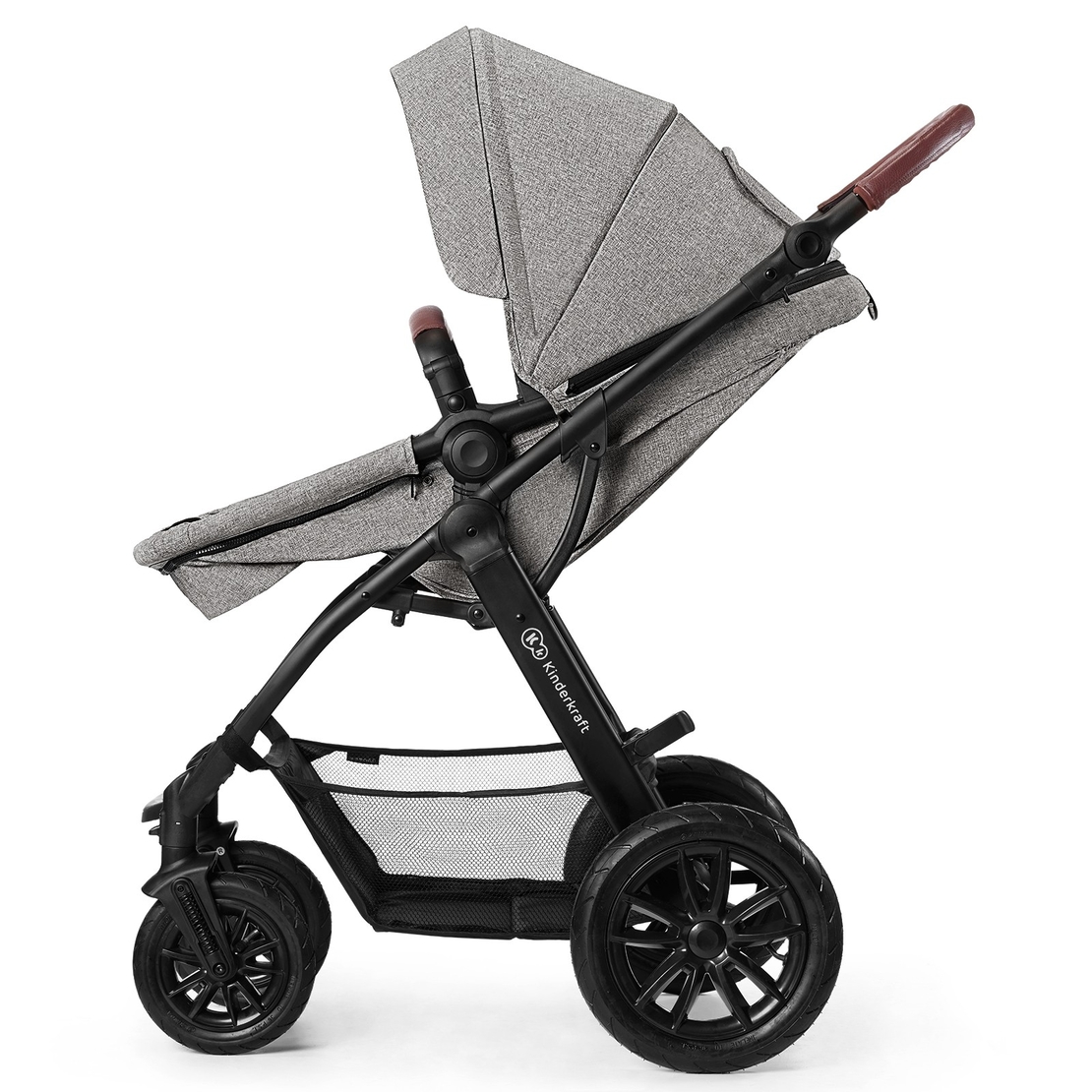  Количка KinderKraft Xmoov, 3в1, Сива 