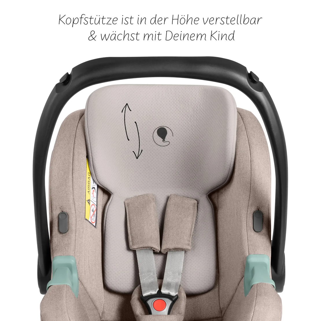 ABC Design Infant Car Seat Tulip i-Size for Newborn Babys Кош за Новородено Camel