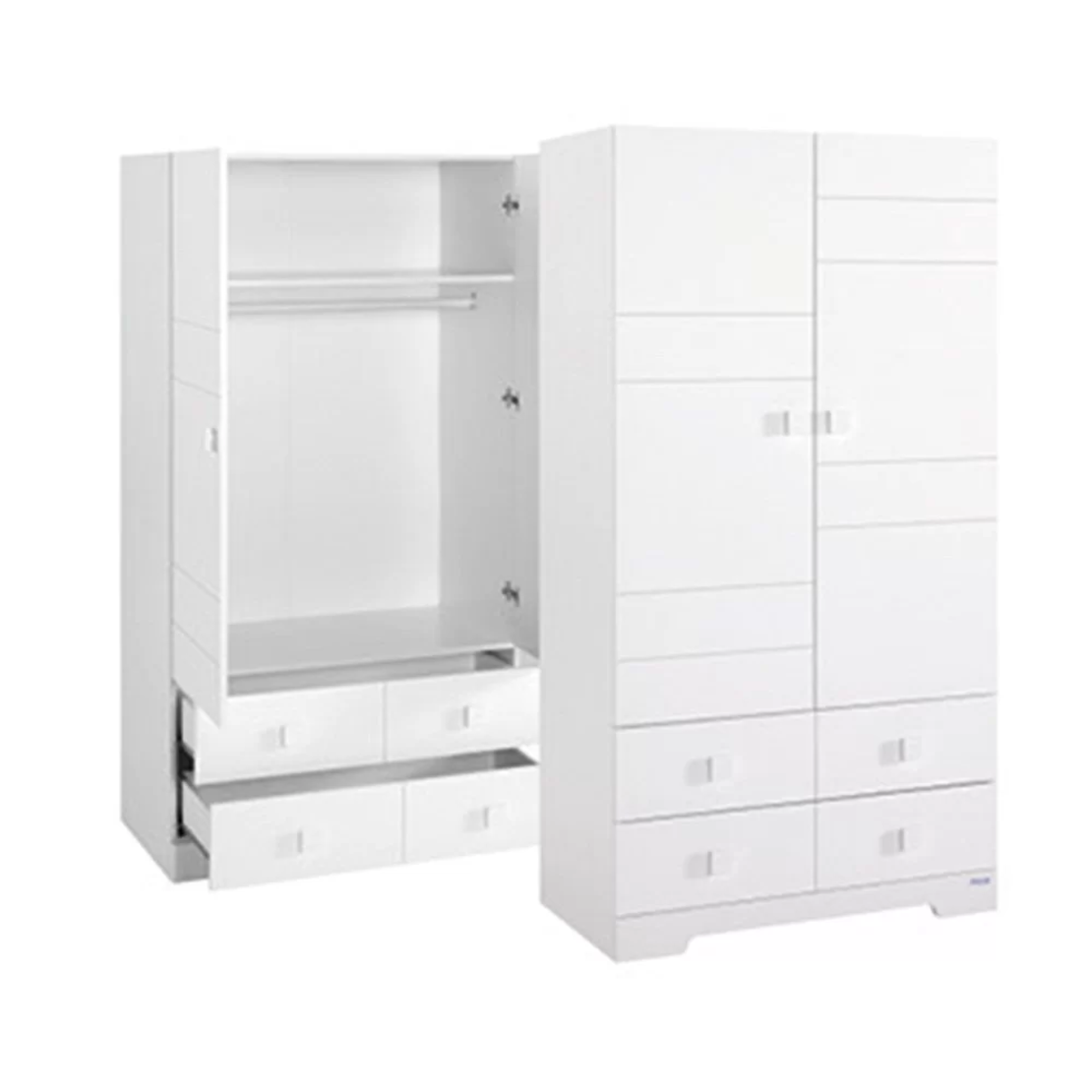 Гардероб A 1412 white