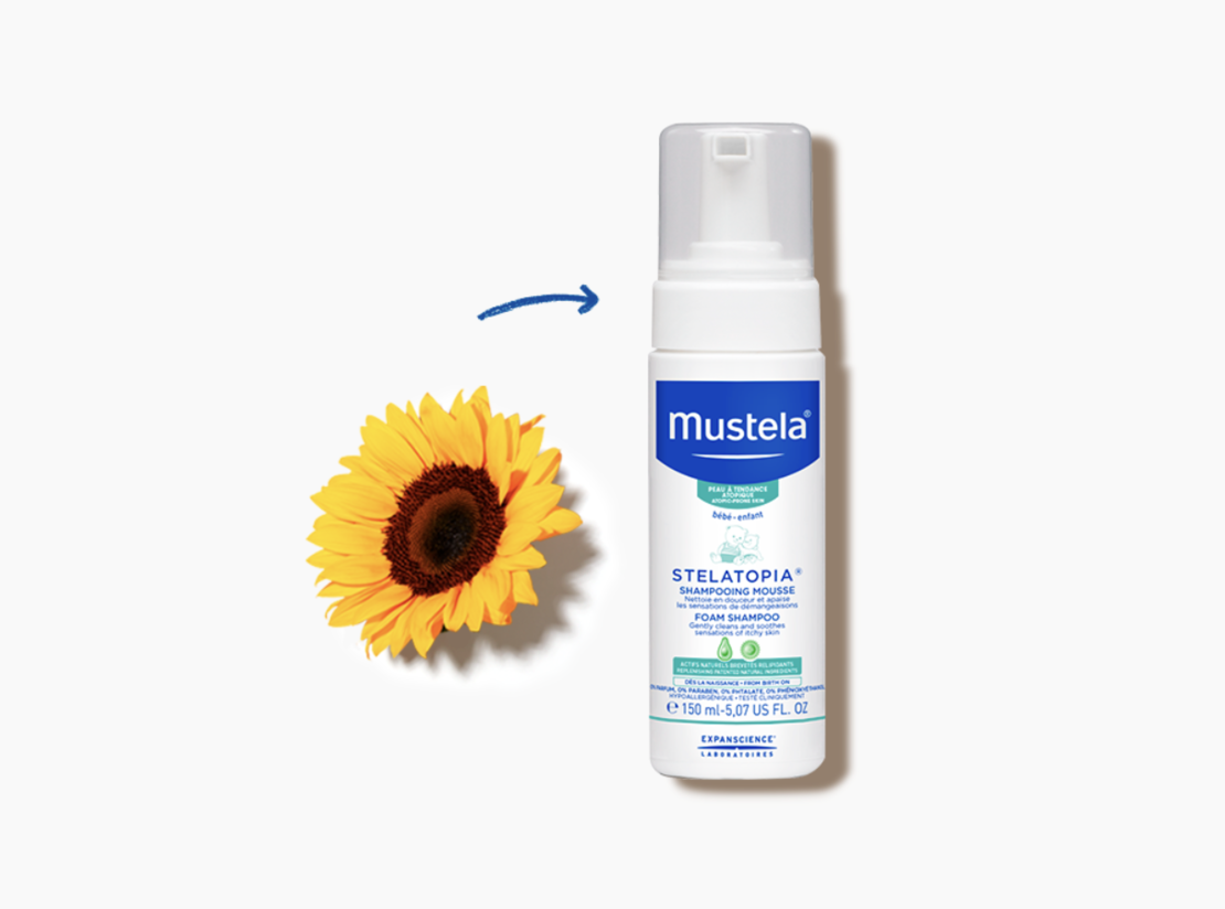 Mustela Стелатопия Шампоан Пяна 150ml
