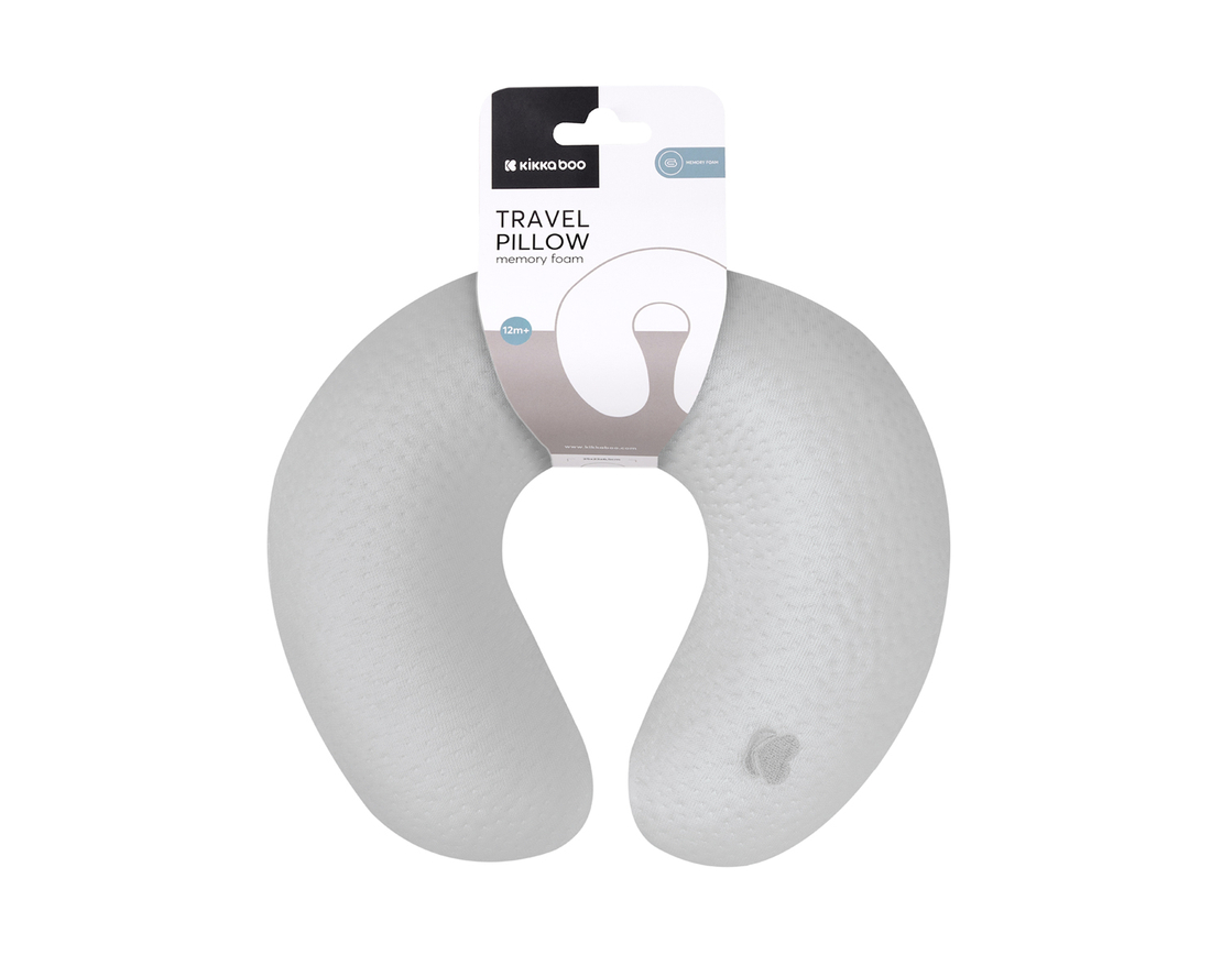 KikkaBoo Мемори Възглавница за Път Airknit Grey 31106010144