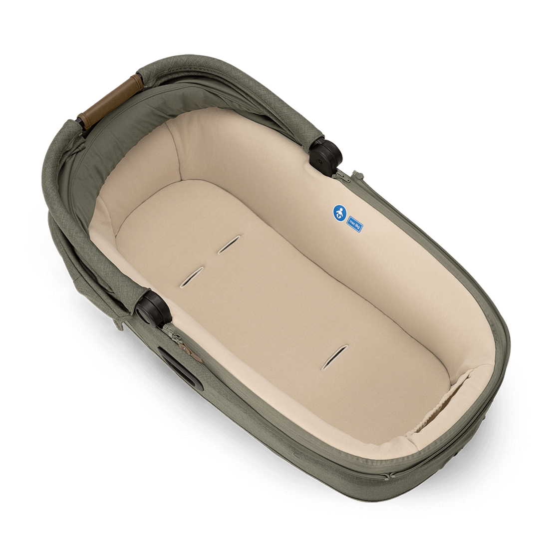 Nuna CARI Next Pine Кош за Новородено с Опция за Столче за Кола